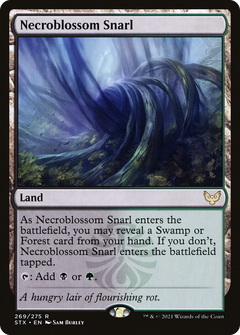Necroblossom Snarl (269) [Strixhaven: School of Mages] foil - Deck Out Gaming