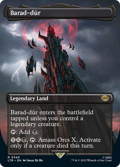 Barad-dur (0340) (Borderless) (340) [The Lord of the Rings: Tales of Middle-earth] foil - Deck Out Gaming