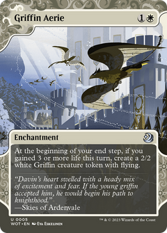 Griffin Aerie (5) [Wilds of Eldraine: Enchanting Tales] foil - Deck Out Gaming