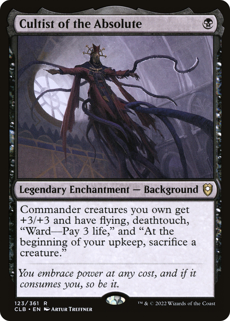 Cultist of the Absolute (123) [Commander Legends: Battle for Baldur's Gate] foil - Deck Out Gaming