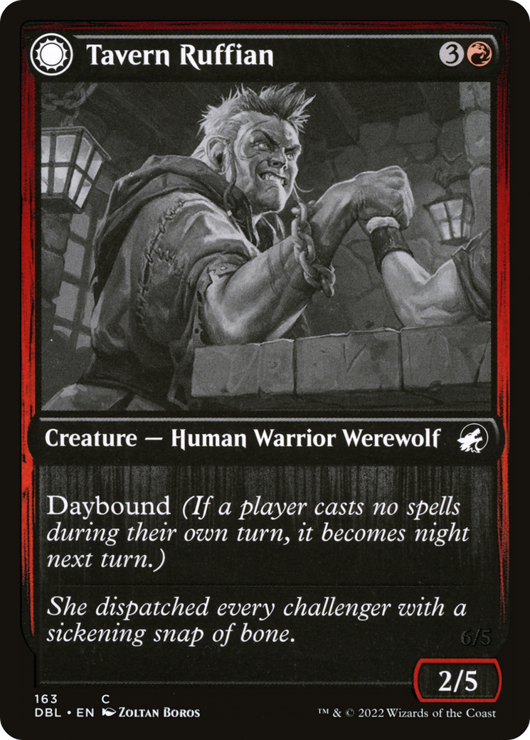 Tavern Ruffian (163) [Innistrad: Double Feature] foil - Deck Out Gaming