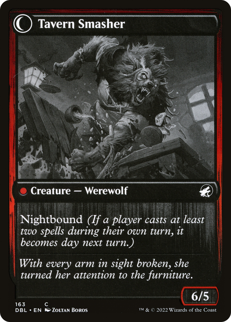 Tavern Ruffian (163) [Innistrad: Double Feature] foil - Deck Out Gaming