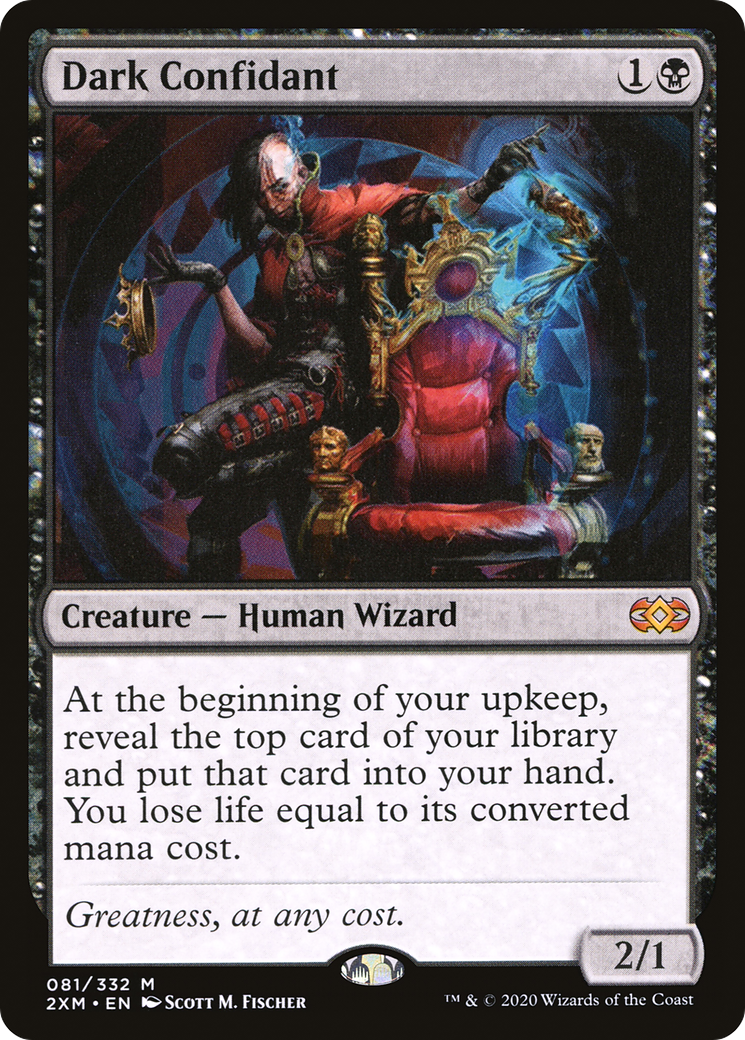 Dark Confidant (81) [Double Masters] foil - Deck Out Gaming