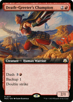 Death-Greeter's Champion (Extended Art) (117) [March of the Machine Commander] foil - Deck Out Gaming