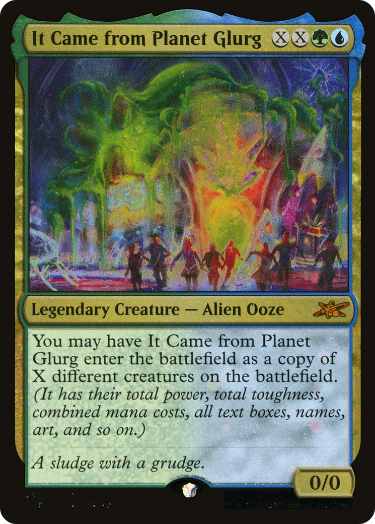 It Came from Planet Glurg (Galaxy Foil) (455) [Unfinity] foil - Deck Out Gaming