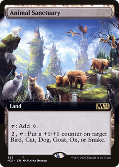 Animal Sanctuary (Extended Art) (385) [Core Set 2021] foil - Deck Out Gaming