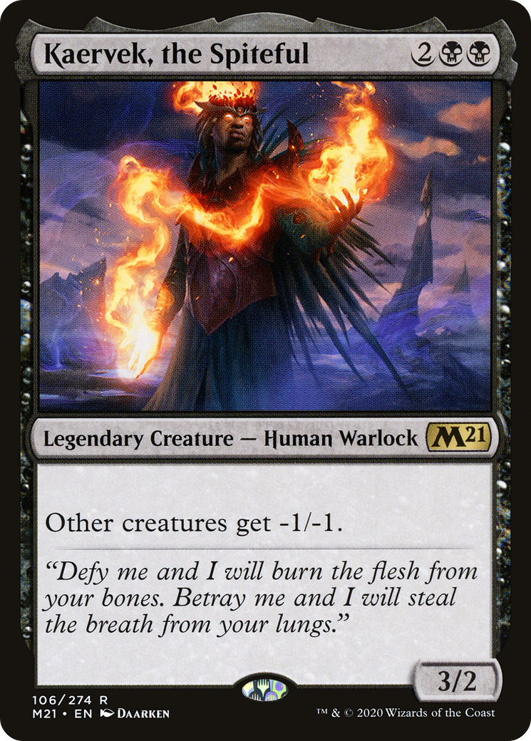 Kaervek, the Spiteful (106) [Core Set 2021] foil - Deck Out Gaming