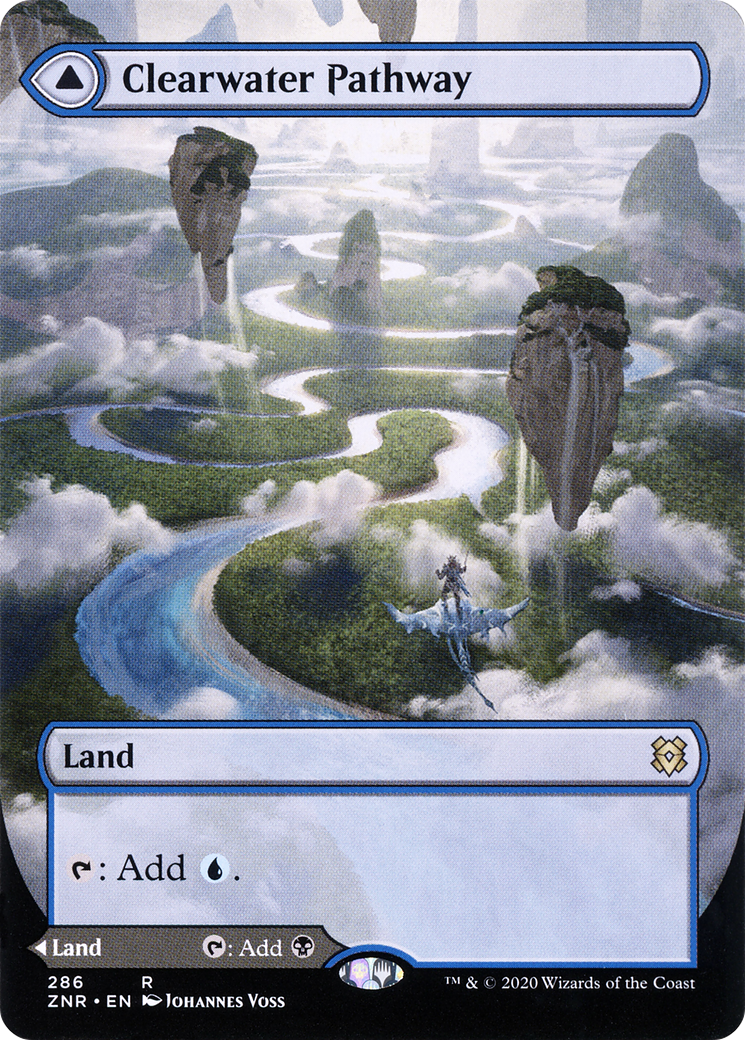 Clearwater Pathway (Borderless) (286) [Zendikar Rising] foil - Deck Out Gaming