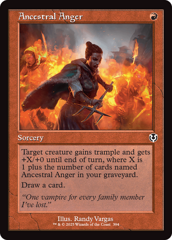 Ancestral Anger (Retro Frame) (394) [Innistrad Remastered] foil - Deck Out Gaming
