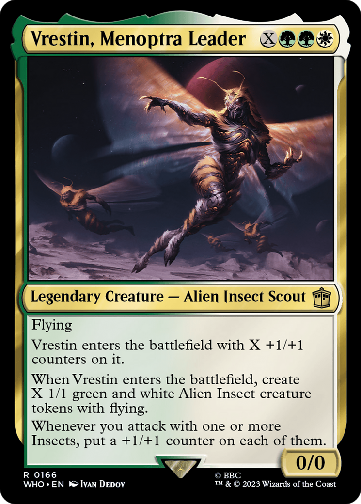 Vrestin, Menoptra Leader (166) [Doctor Who] - Deck Out Gaming
