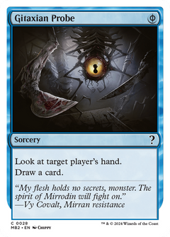 Gitaxian Probe (White Border) (28) [Mystery Booster 2] - Deck Out Gaming