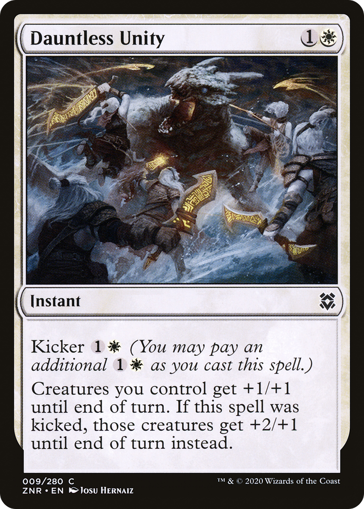 Dauntless Unity (9) [Zendikar Rising] foil - Deck Out Gaming