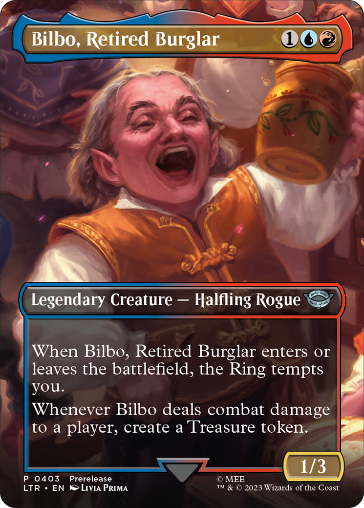 Bilbo, Retired Burglar (Borderless) (403) [The Lord of the Rings: Tales of Middle-earth] - Deck Out Gaming