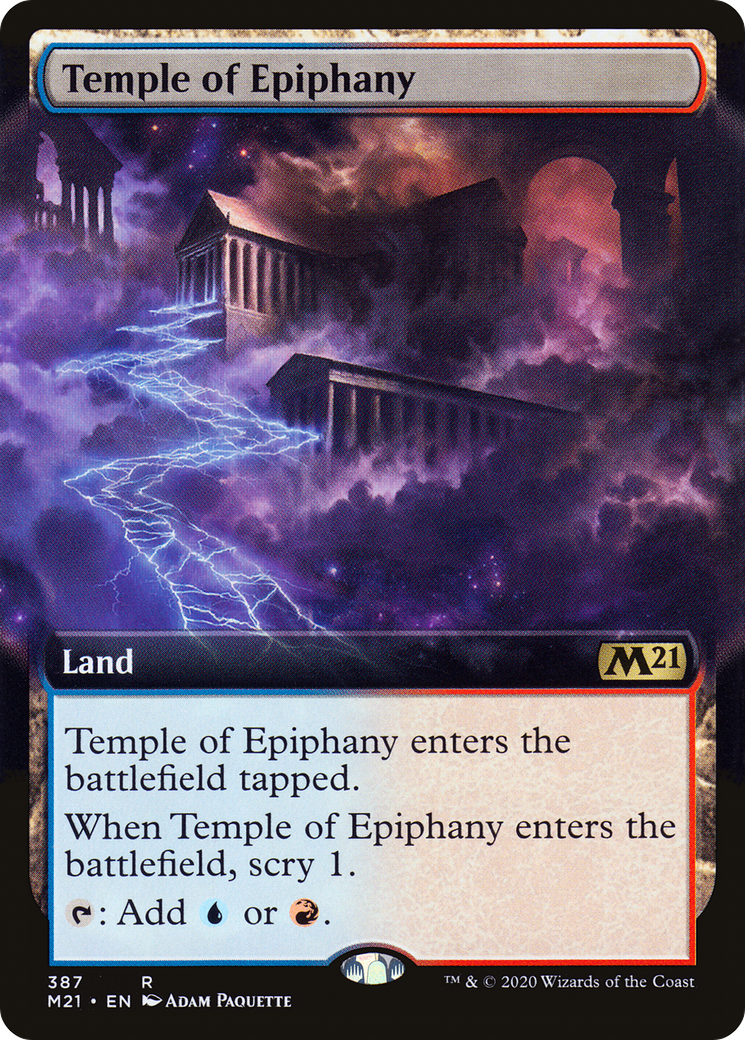 Temple of Epiphany (Extended Art) (387) [Core Set 2021] foil - Deck Out Gaming