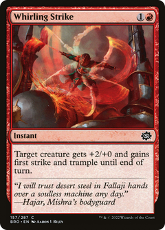Whirling Strike (157) [The Brothers' War] foil - Deck Out Gaming