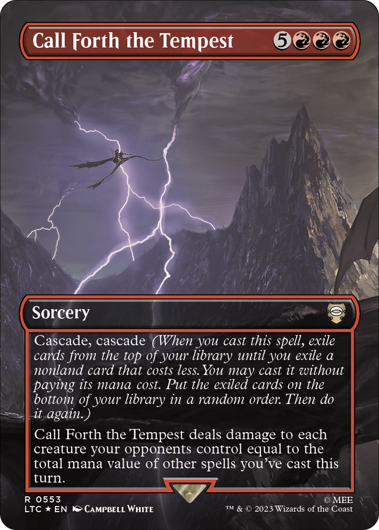 Call Forth the Tempest (553) [Tales of Middle-earth Commander] foil - Deck Out Gaming