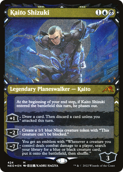 Kaito Shizuki (424) [Kamigawa: Neon Dynasty] etched - Deck Out Gaming