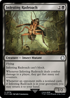 Infesting Radroach (Surge Foil) (574) [Fallout] foil - Deck Out Gaming