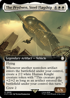 The Prydwen, Steel Flagship (Extended Art) (Surge Foil) (898) [Fallout] foil - Deck Out Gaming
