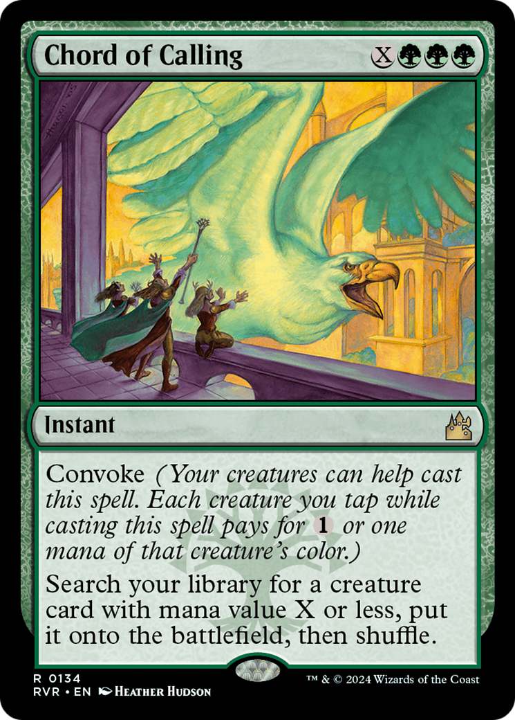 Chord of Calling (134) [Ravnica Remastered] foil - Deck Out Gaming