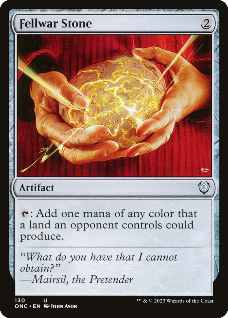 Fellwar Stone (130) [Commander: Phyrexia: All Will Be One] - Deck Out Gaming