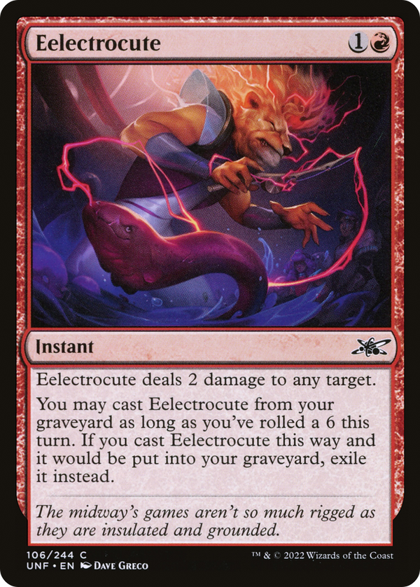 Eelectrocute (106) [Unfinity] foil - Deck Out Gaming