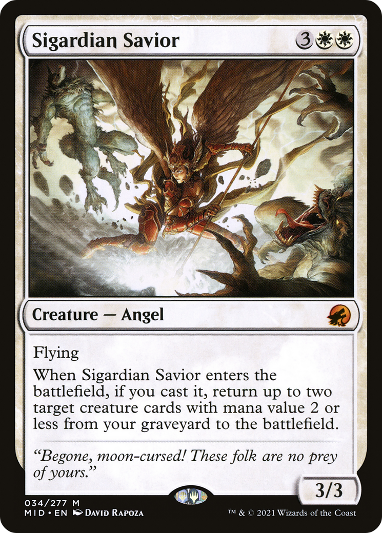 Sigardian Savior (34) [Innistrad: Midnight Hunt] - Deck Out Gaming
