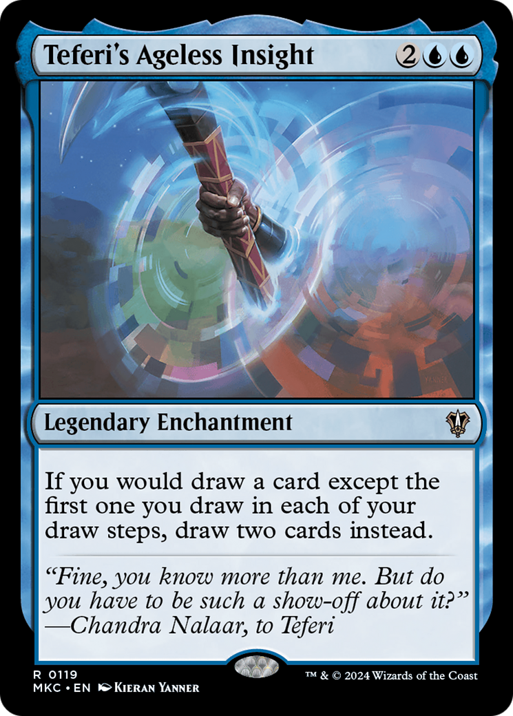 Teferi's Ageless Insight (119) [Murders at Karlov Manor Commander] - Deck Out Gaming