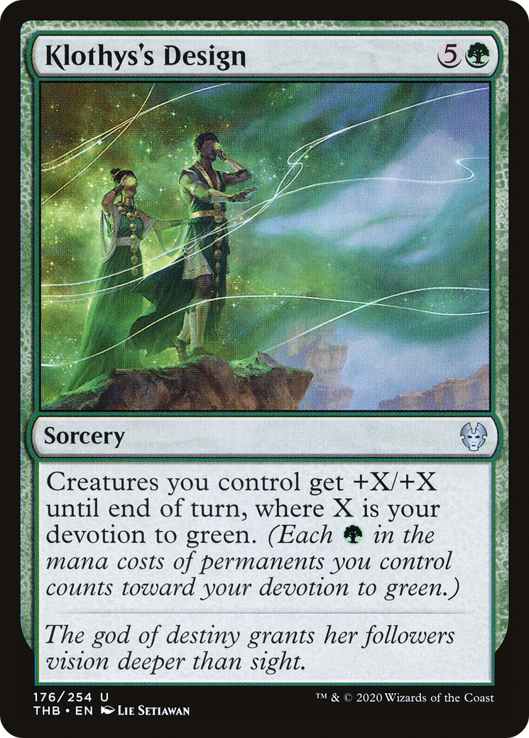 Klothys's Design (176) [Theros Beyond Death] foil - Deck Out Gaming