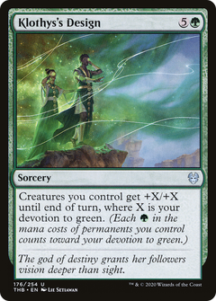 Klothys's Design (176) [Theros Beyond Death] foil - Deck Out Gaming