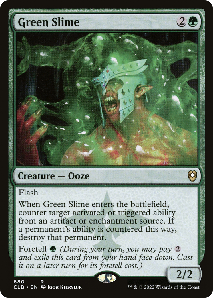 Green Slime (680) [Commander Legends: Battle for Baldur's Gate] - Deck Out Gaming