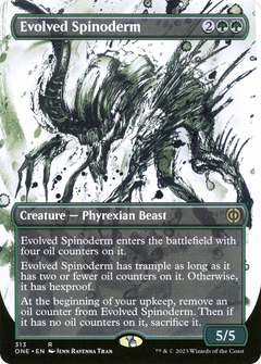 Evolved Spinoderm (Showcase) (313) [Phyrexia: All Will Be One] foil - Deck Out Gaming