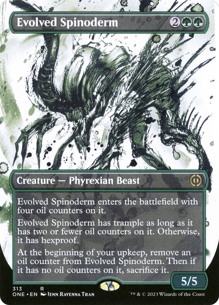 Evolved Spinoderm (Showcase) (313) [Phyrexia: All Will Be One] - Deck Out Gaming