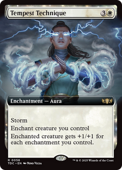 Tempest Technique (Extended Art) (56) [Commander: Tarkir: Dragonstorm] - Deck Out Gaming