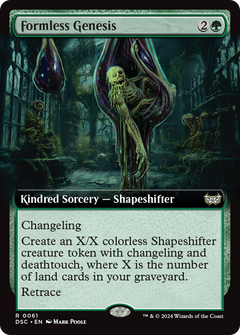 Formless Genesis (Extended Art) (61) [Duskmourn: House of Horror Commander] - Deck Out Gaming
