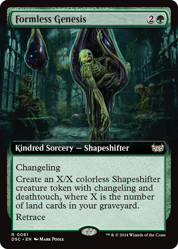 Formless Genesis (Extended Art) (61) [Duskmourn: House of Horror Commander] - Deck Out Gaming