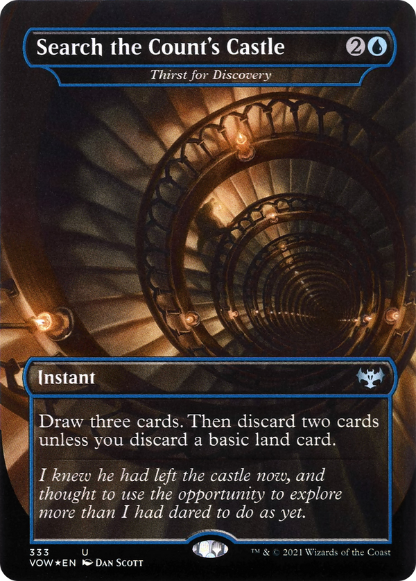 Search the Count's Castle - Thirst for Discovery (333) [Innistrad: Crimson Vow] - Deck Out Gaming