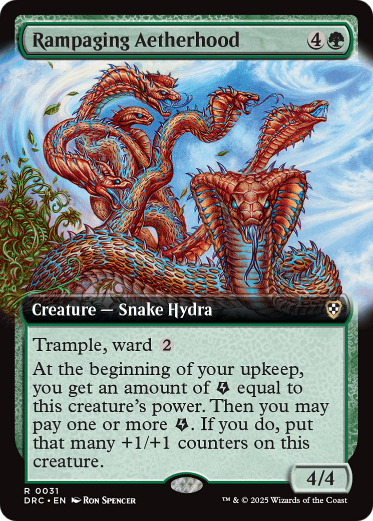Rampaging Aetherhood (Extended Art) (31) [Commander: Aetherdrift] - Deck Out Gaming