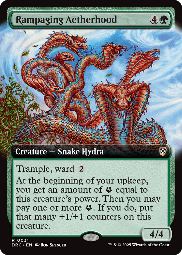 Rampaging Aetherhood (Extended Art) (31) [Commander: Aetherdrift] - Deck Out Gaming