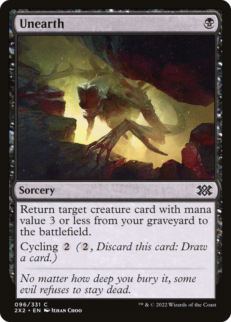 Unearth (96) [Double Masters 2022] foil - Deck Out Gaming