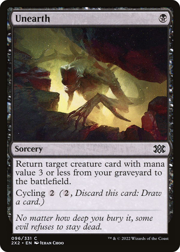 Unearth (96) [Double Masters 2022] - Deck Out Gaming