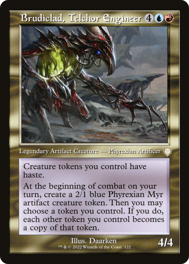 Brudiclad, Telchor Engineer (Retro Frame) (122) [The Brothers' War Commander] - Deck Out Gaming
