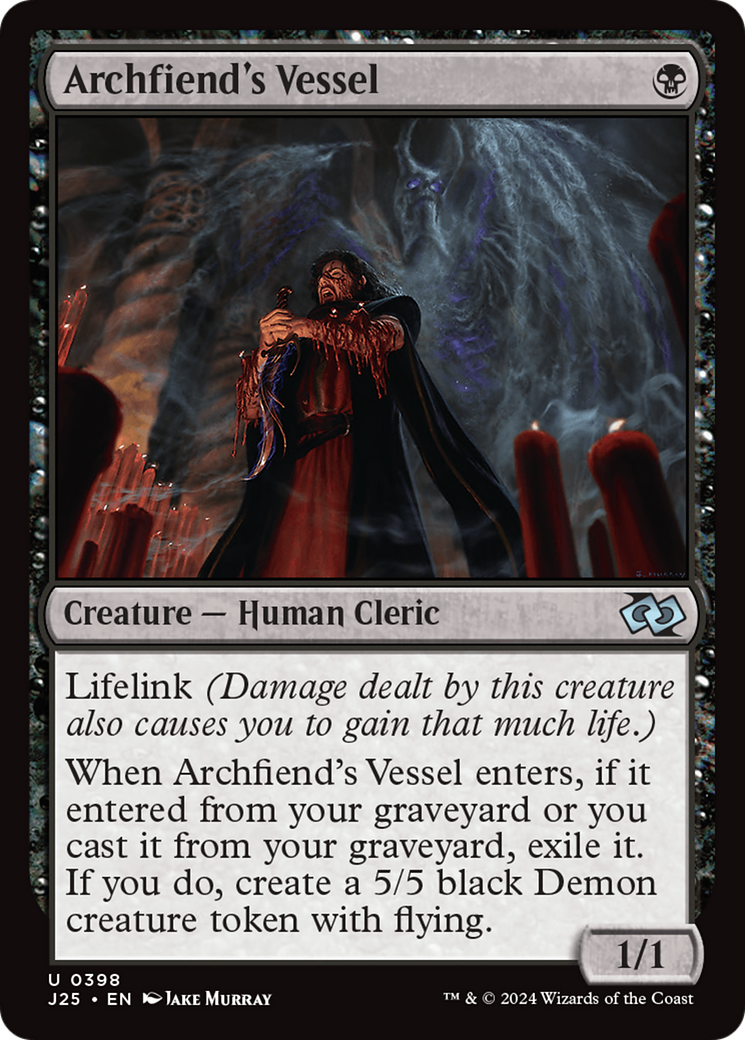 Archfiend's Vessel (398) [Foundations Jumpstart] - Deck Out Gaming