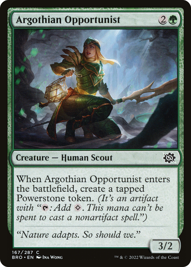 Argothian Opportunist (167) [The Brothers' War] - Deck Out Gaming