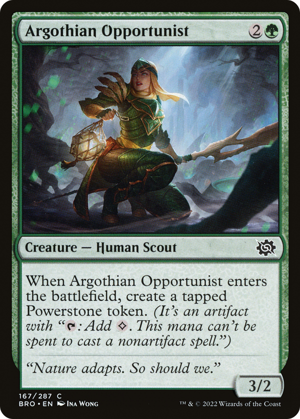 Argothian Opportunist (167) [The Brothers' War] - Deck Out Gaming