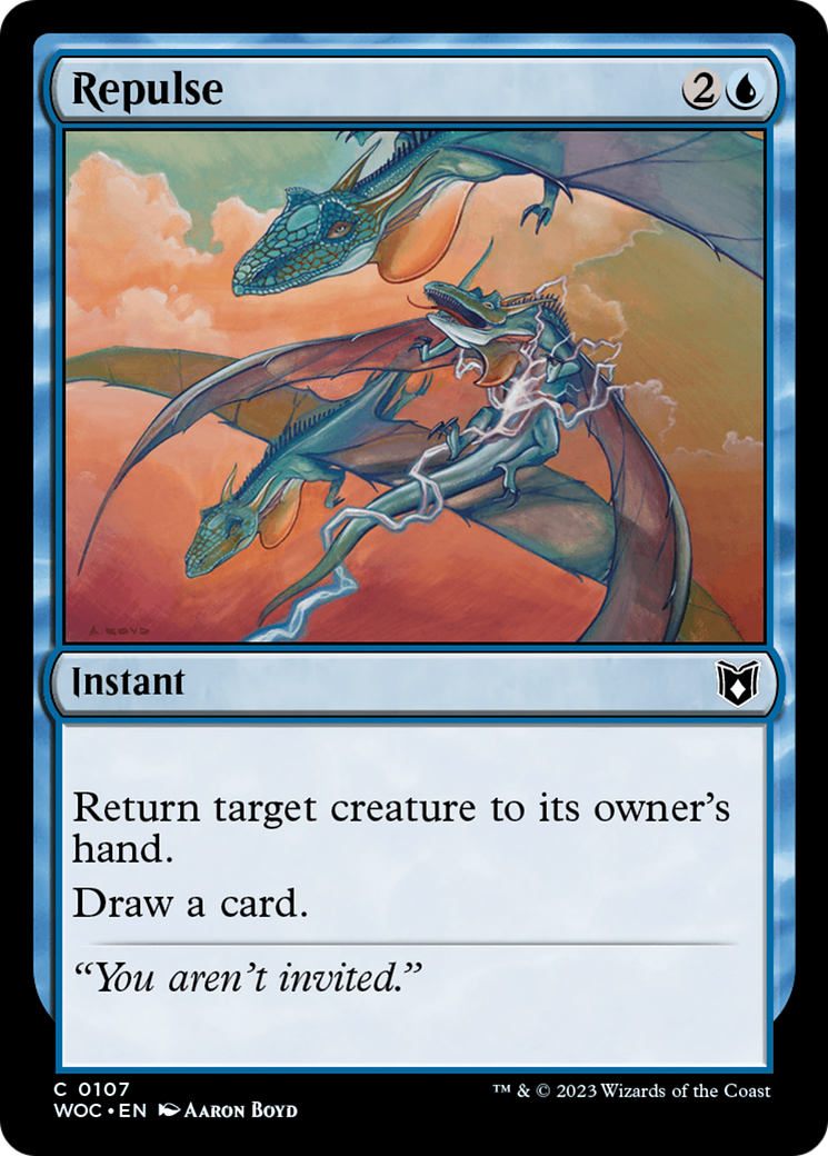 Repulse (107) [Wilds of Eldraine Commander] - Deck Out Gaming