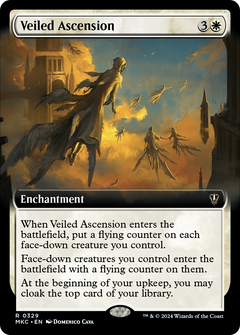 Veiled Ascension (Extended Art) (329) [Murders at Karlov Manor Commander] - Deck Out Gaming