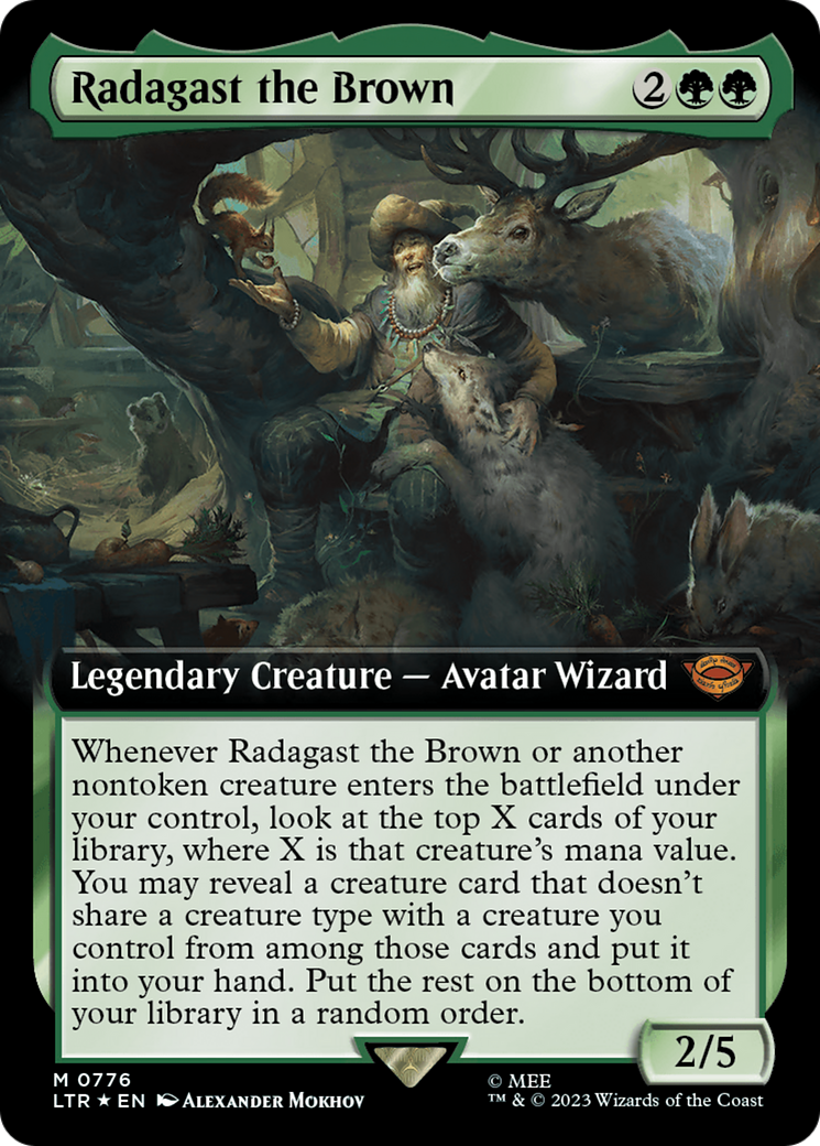 Radagast the Brown (Extended Art) (Surge Foil) (776) [The Lord of the Rings: Tales of Middle-earth] foil - Deck Out Gaming