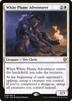 White Plume Adventurer (49) [Commander Legends: Battle for Baldur's Gate] foil - Deck Out Gaming