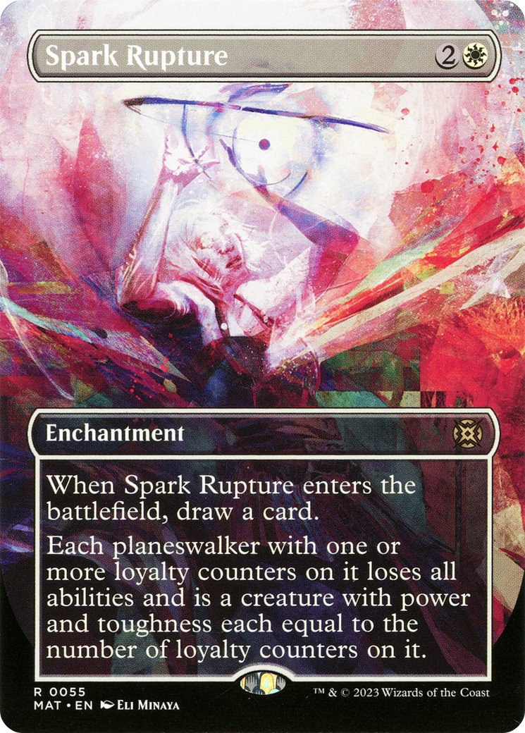 Spark Rupture (Borderless) (55) [March of the Machine: The Aftermath] foil - Deck Out Gaming